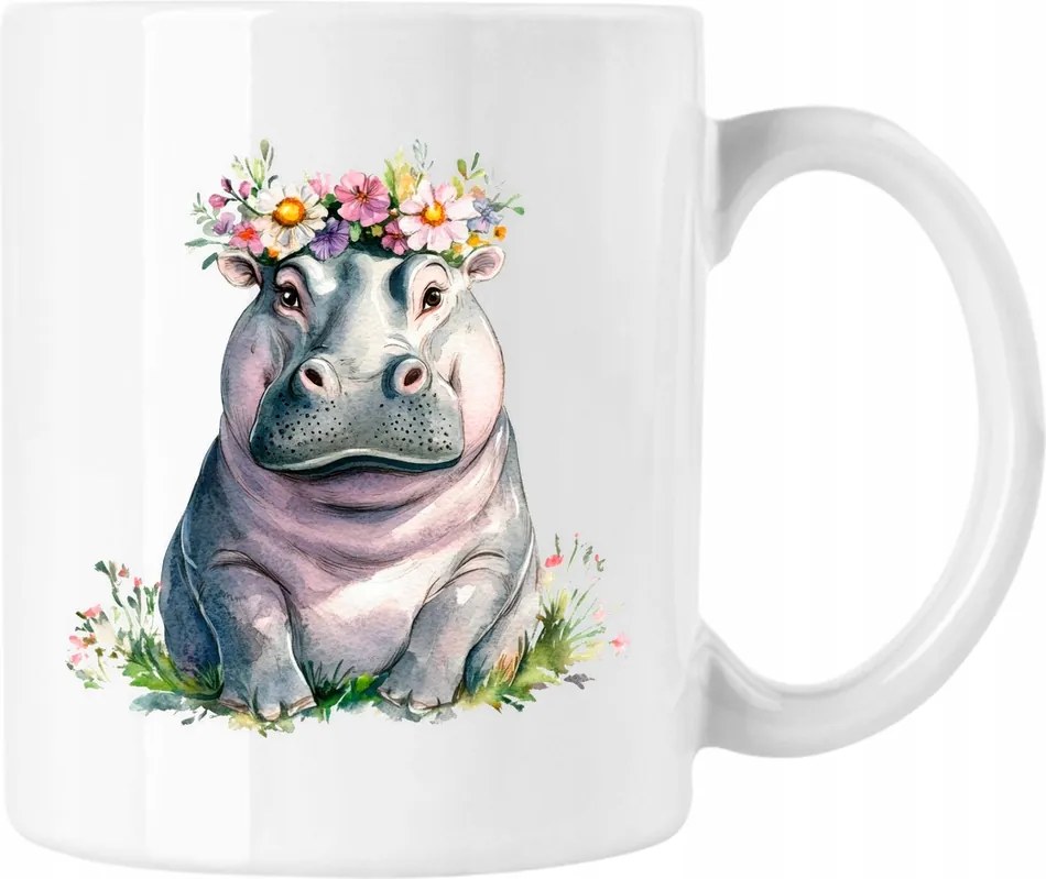 Bögre Víziló Színes Kedves 3 Fehér 330ml