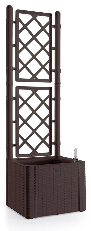 STEFANPLAST Natural Deluxe 35 L önitató láda ráccsal/ráccsal, barna, önitató láda, barna