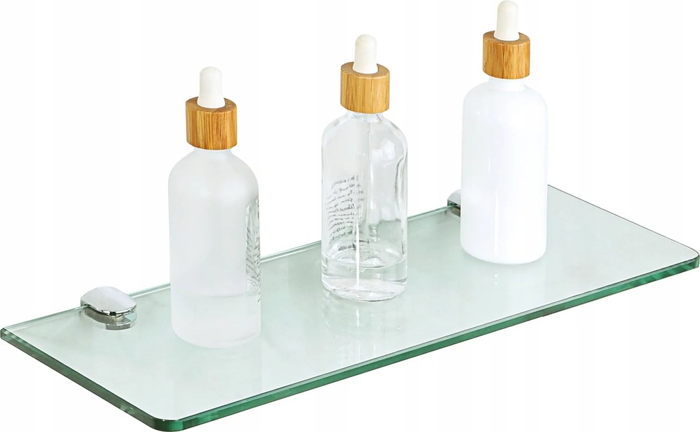 Sayayo Fürdőszobai üveg fali polc 38 cm x 13 cm