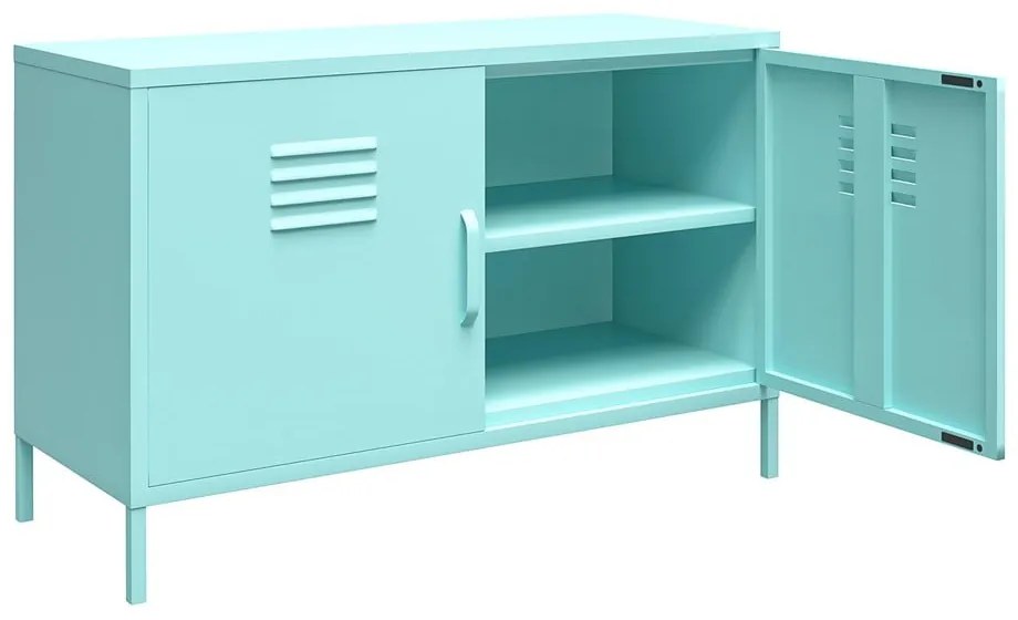 Cache világoskék fém szekrény, 100 x 64 cm - Novogratz