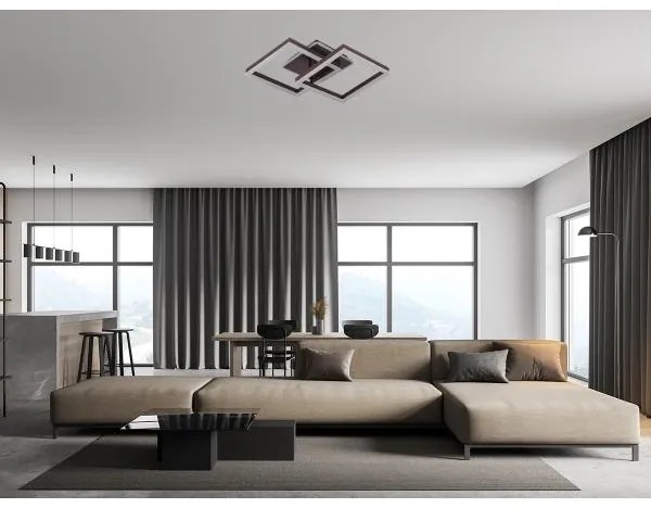 LED Dimmelhető mennyezeti lámpa LED/80W/230V 3000-6500K + távirányító