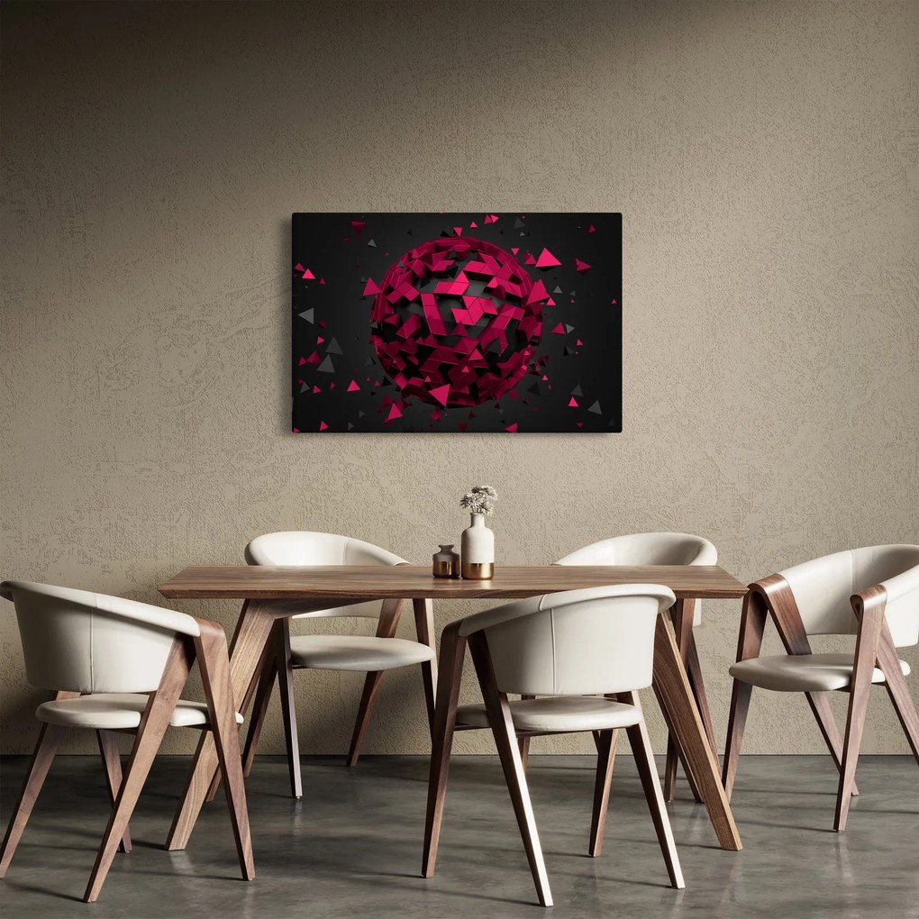 A 3D absztrakció képe (90x60 cm)