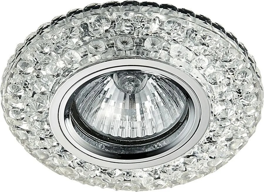 Prezent ELEGANT DOUBLE LIGHT 71095 Beépíthető spotlámpa 1x50W/GU10|1x3W/LED 380lm IP20