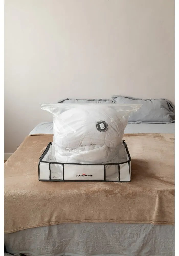 Vákuumos-megerősített textil ruhatároló doboz 65x50x15,5 cm Life – Compactor