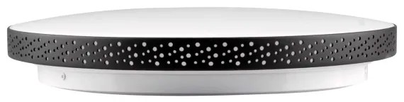 LED Fürdőszobai mennyezeti lámpa MOON LED/18W/230V fekete IP44