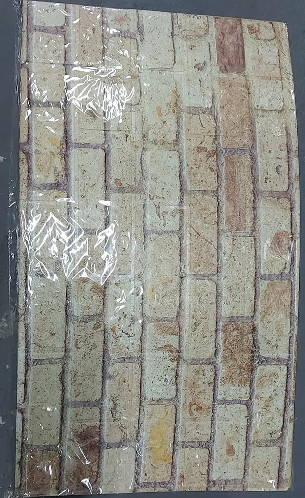 10 darab 3D ÖNTAPADÓS Falmatrica Tapéta 70 × 77 cm Natúr Tégla Dizájnnal