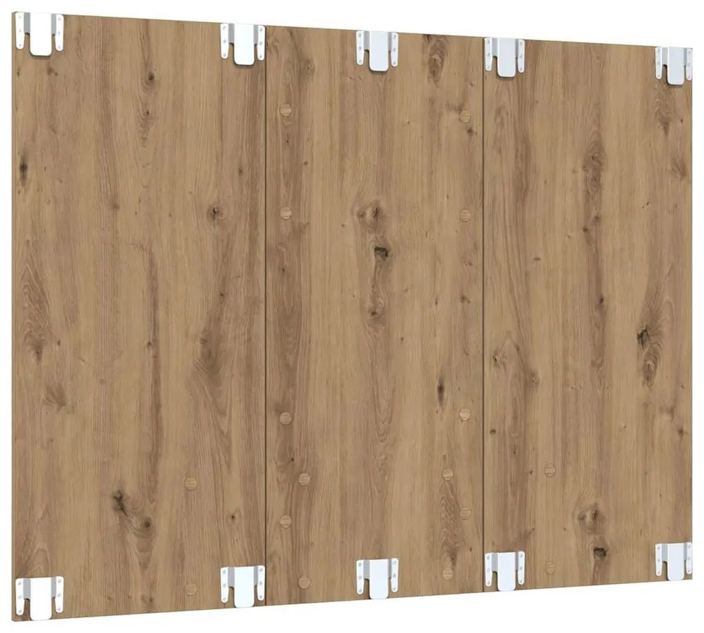 Fali TV Szekrény kézműves tölgy 120 x 23.5 x 90 cm Faanyag