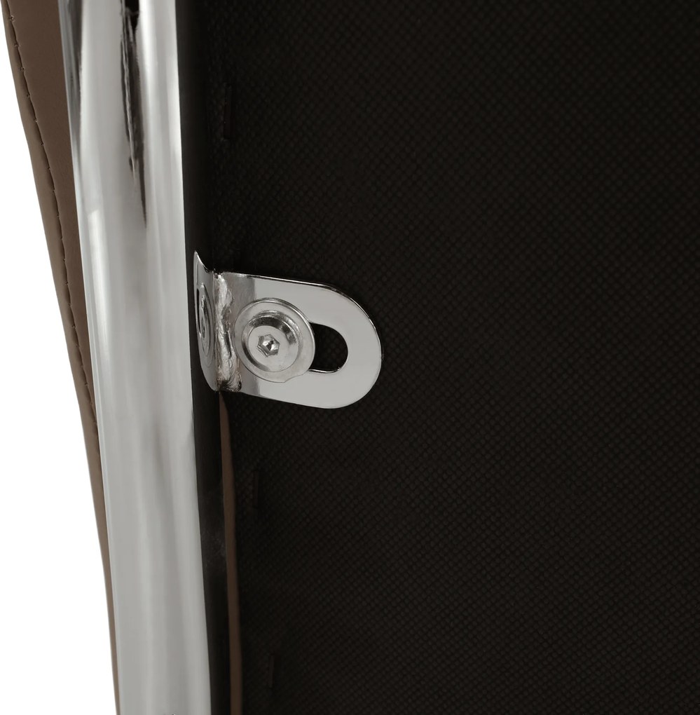 Étkezőszék, bézs/króm, SALOMA NEW