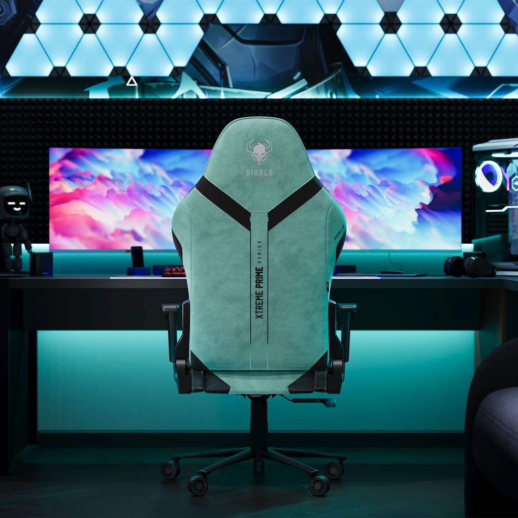 Gamer szék Normal Size, menta-fekete: Diablo X-One Prime Mystic Mint