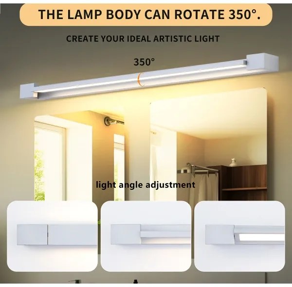 Brilagi-LED Fürdőszobai világítású tükrök AQUA LINE LED/36W/230V 120 cm IP44 matt króm
