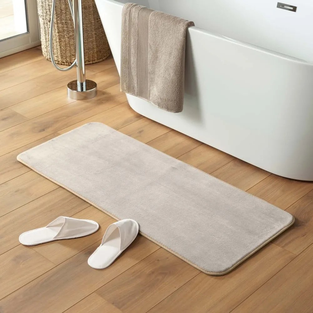 Bézs fürdőszobai kilépő 50x120 cm Vitamine – douceur d'intérieur