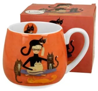 Porcelánbögre 430ml,dobozban Cindy &amp; Kitties