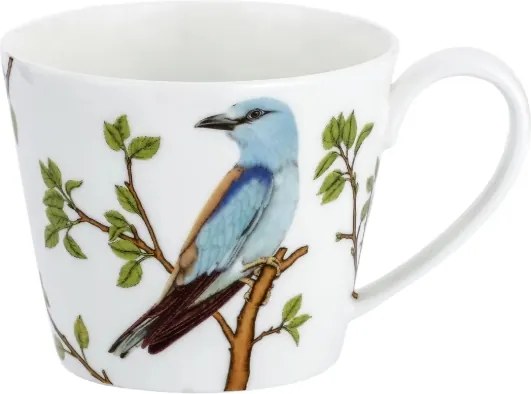 Porcelán bögre madár madarak elegancia kávé tea 400ml Kraska