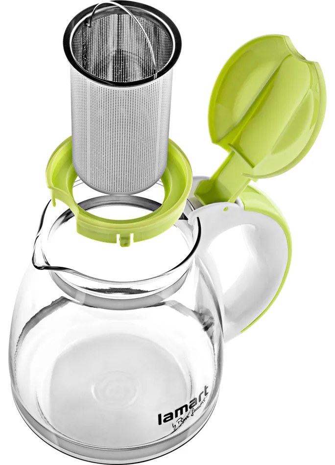 Lamart LT7028 Verre teáskancsó1,5 l, zöld, 1,5 l
