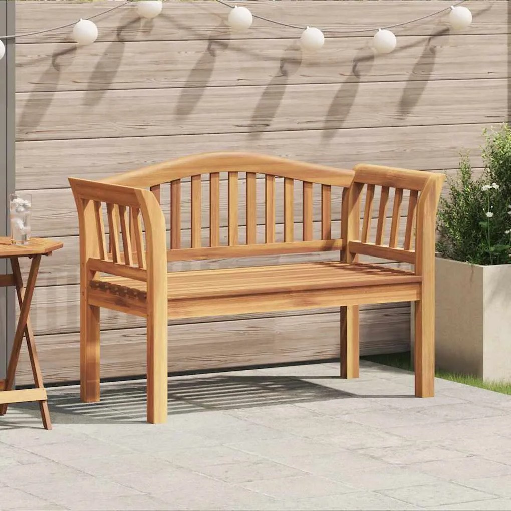 vidaXL pad Barna 120 x 53,5 x 85 cm Tömör tíkfa