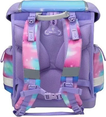 Iskolatáska, fémcsat, BELMIL Classy Heart of the Rainbow, unikornis (BL40313AG72L)