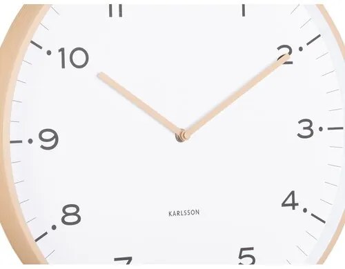 Karlsson 6011SB design falióra bézs, átmérő 40 cm