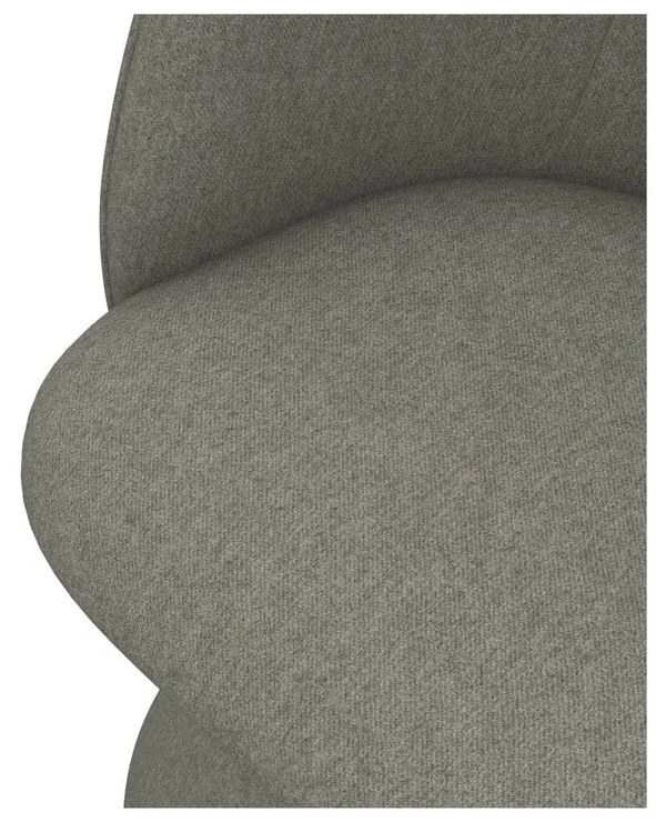 Szürke kárpitozott étkezőfotel Maia – Makamii