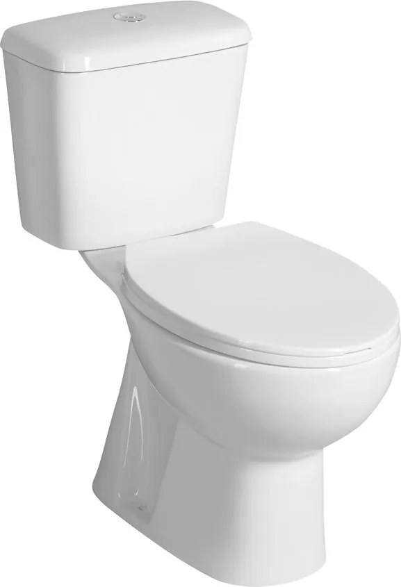 Aqualine Aqualine, MANUEL WC kombi csésze tartállyal, öblítőkészlettel, kevesebb hulladék, fehér, PS8814