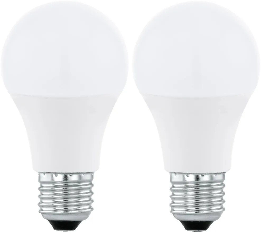 KÉSZLET 2xLED RGBW Dimmelhető izzó A60 E27/9W/230V 2700-6500K + távirányító - Eglo 11587