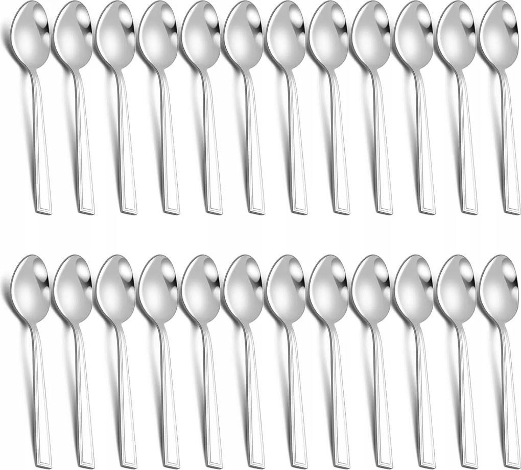 Unokit Étkezési Evőkanál Rozsdamentes Acél 24 Db-os Szett