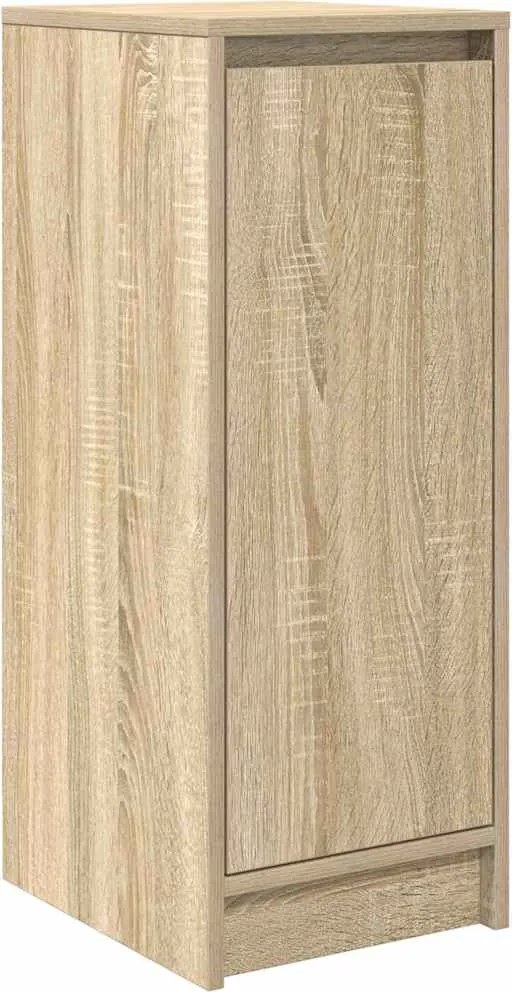vidaXL sonoma tölgy színű szerelt fa cipőszekrény 29,5x34x76 cm