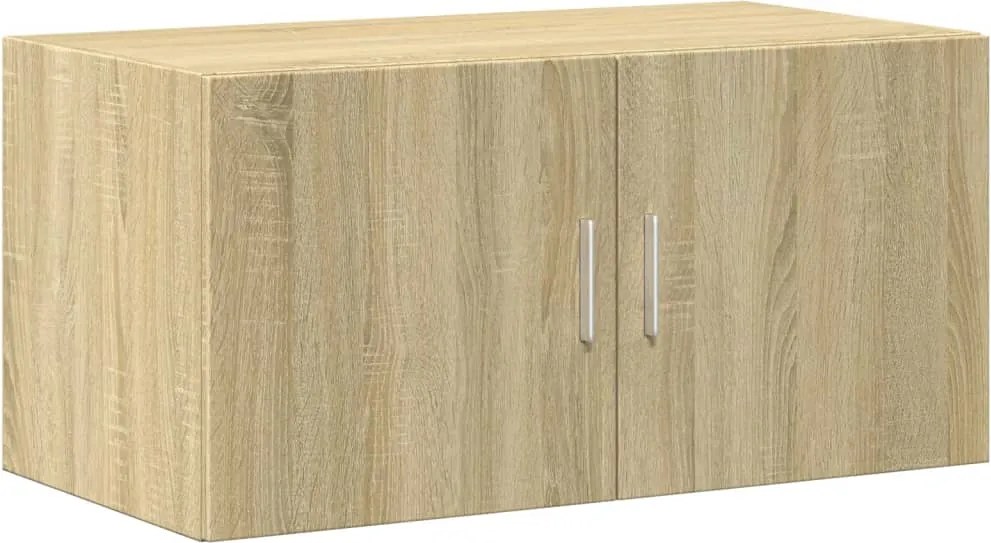 vidaXL sonoma tölgy színű szerelt fa faliszekrény 80 x 42,5 x 40 cm