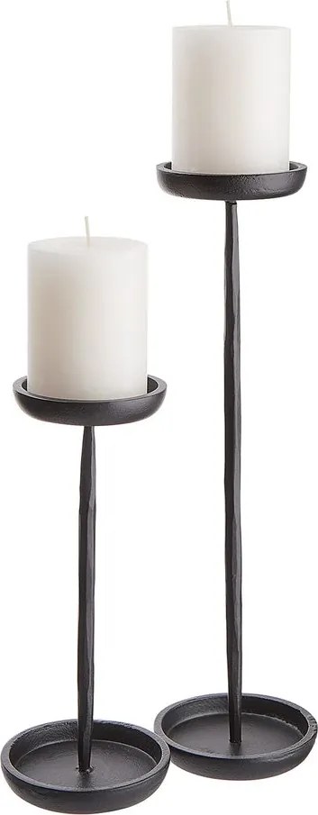 FAROL gyertyatartó, fekete 36cm