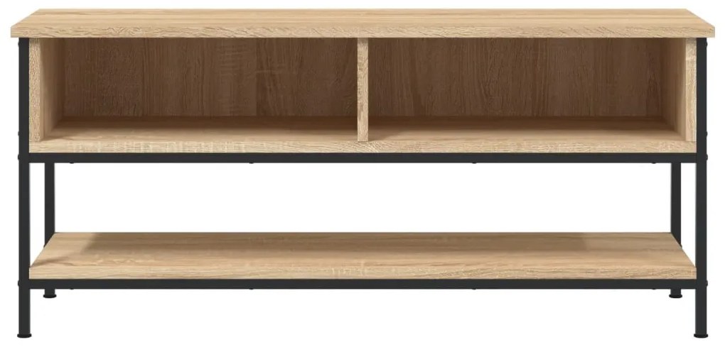 sonoma tölgyfa TV-szekrény 100 x 35 x 45 cm rétegelt fából