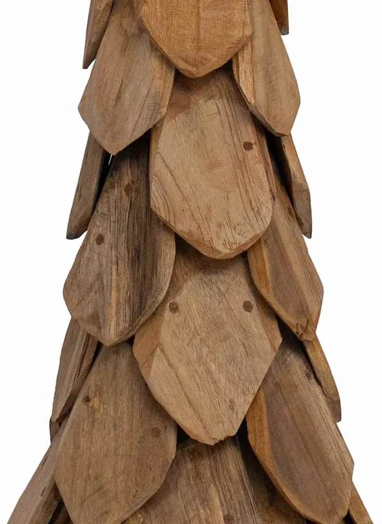 Karácsonyfa állvánnyal Barna 110 cm Tömör tíkfa