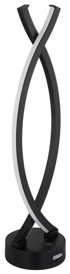 Globo 58457S - HELA LED érintős asztali lámpa, 1W, 3,7V, fekete