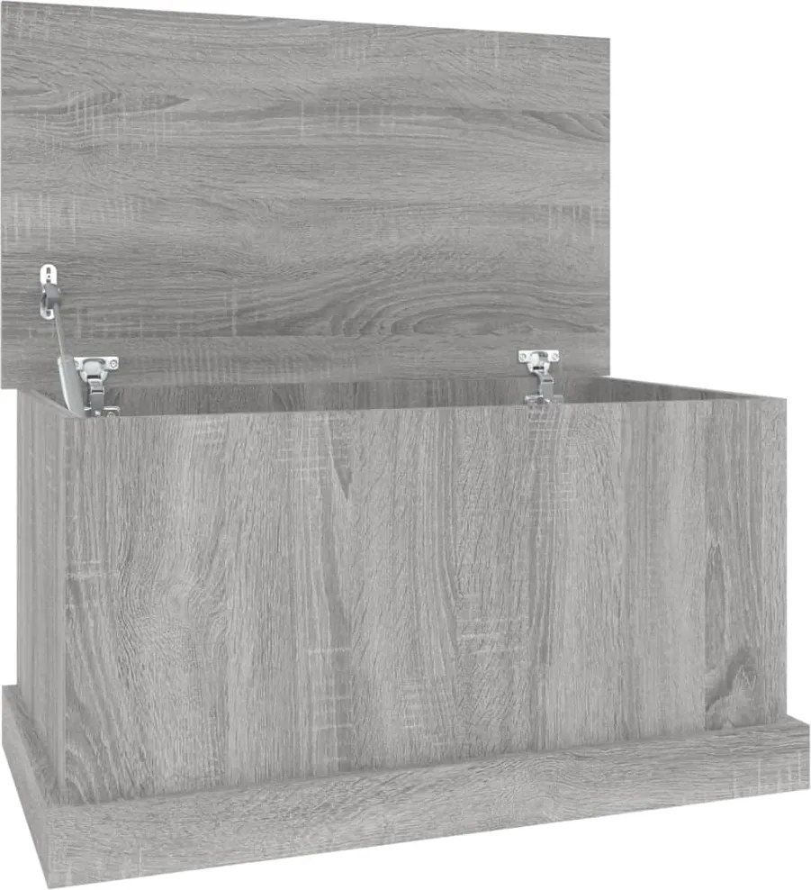 vidaXL szürke sonoma szerelt fa tárolóláda 70x40x38 cm