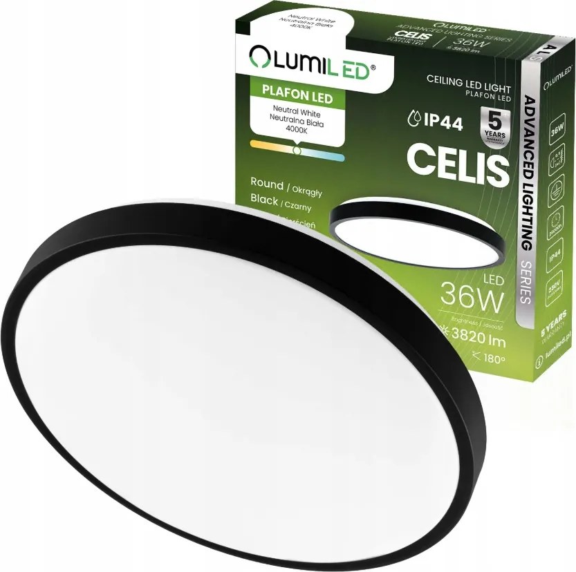 Plafon Led Panel Falra szerelhető Kerek Mennyezeti Lámpa Lámpatest 36W 3820lm Prémium