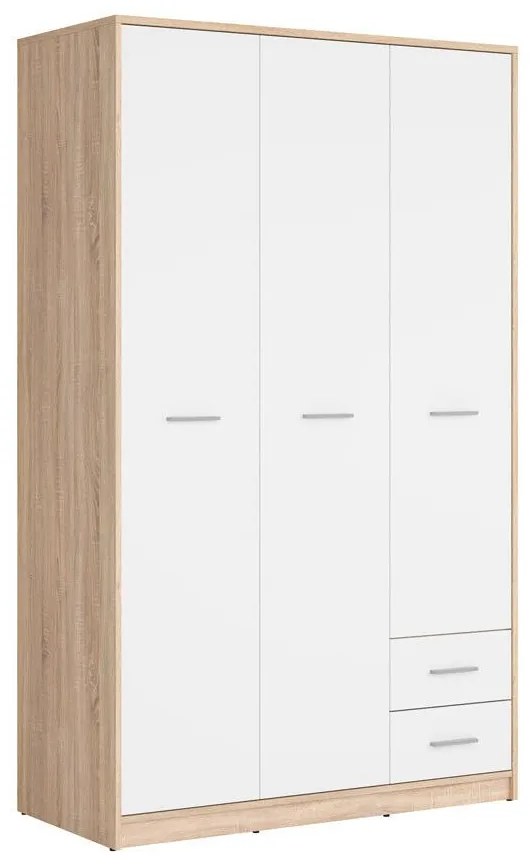 Ruhásszekrény Nepo Plus 36 (szonoma tölgy + fehér) . 1098443