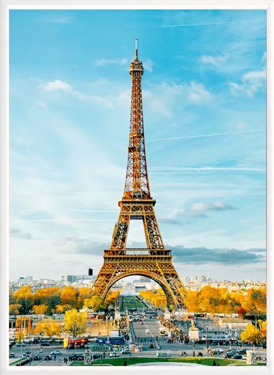 Keret 61x91,5 fehér alumínium