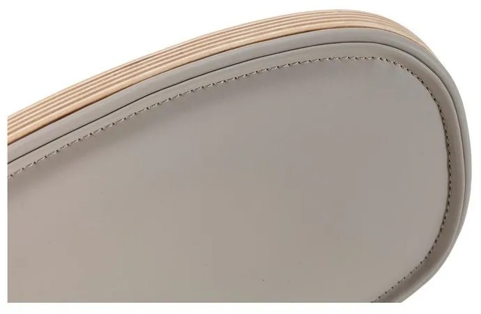 Bézs kárpitozott bárszék szett 2 db-os (ülésmagasság 65,5 cm) Saula – Marckeric