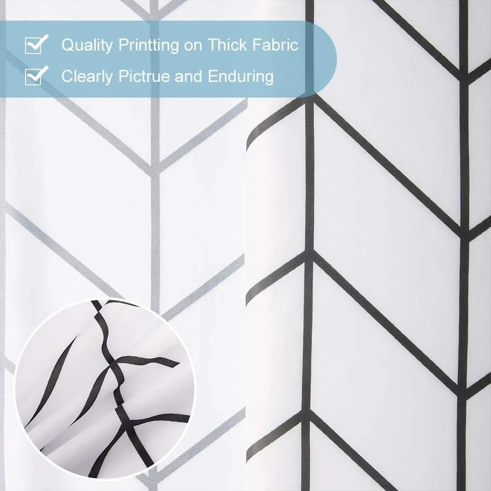 Zuhanyfüggöny - SQUARE - Impregnált textil - 180 x 200 cm