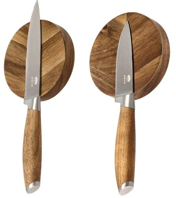 Fa mágneses késtartó – Holm