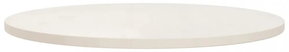 fehér tömör fenyőfa asztallap Ø80 x 2,5 cm