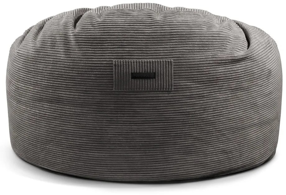 Mustársárga kordbársony babzsákfotel Om 135 – SLOWDOWN