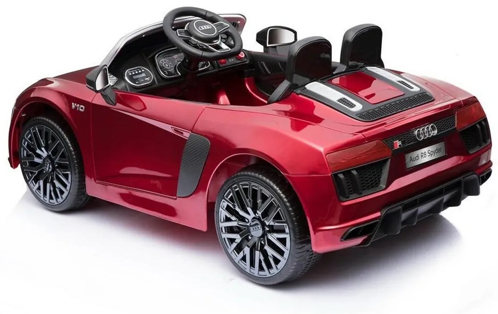 Baby Mix Audi R8 Spyder Maxi gyerek elektromos autó, piros