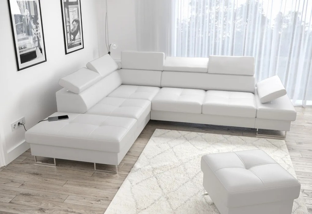 GALAX sarok ülőgarnitúra, 276x95x225, gemma 60, balos