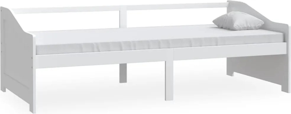 vidaXL fehér 3 személyes tömör fenyőfa kanapéágy 90 x 200 cm