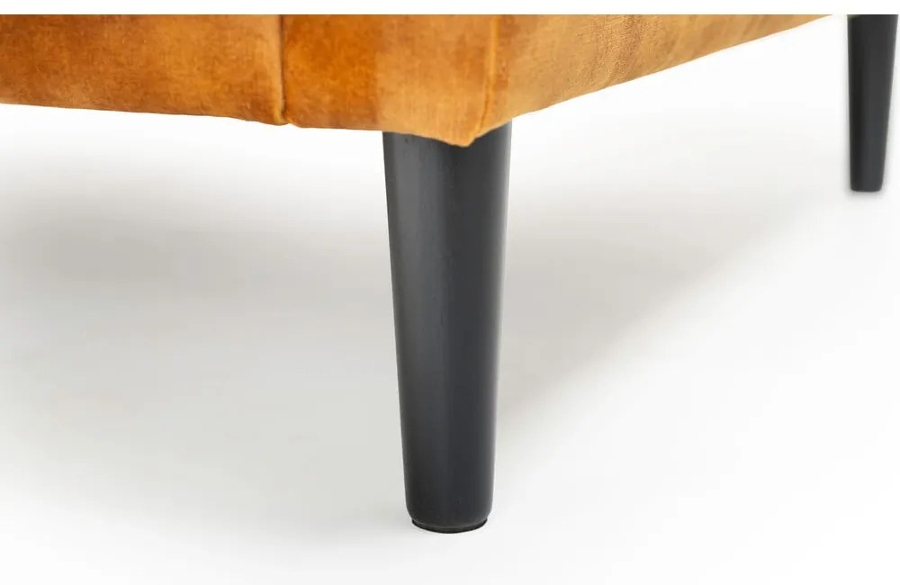 Adagio sárga bársony kanapé, 153 cm - Scandic