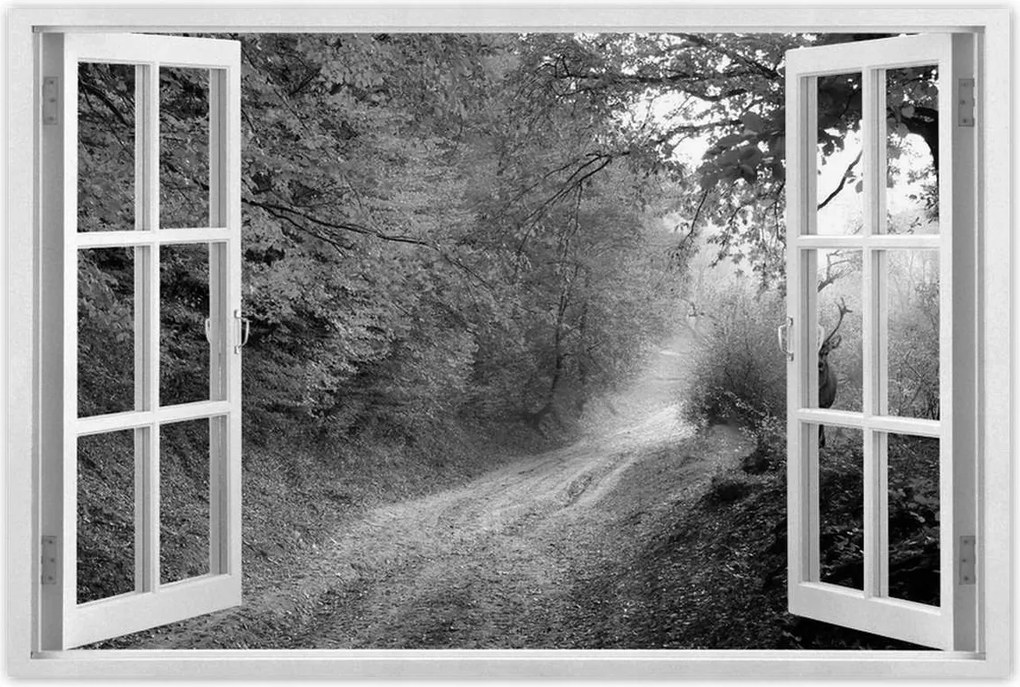 Poszterek 120x80 Szarvas az erdőben