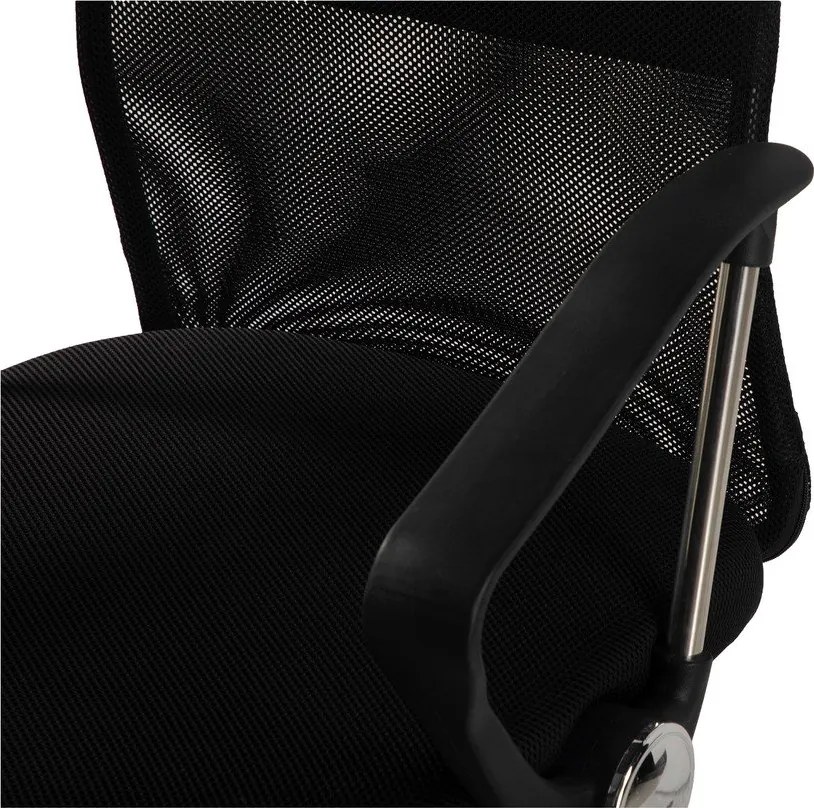 Fekete kárpitozott irodai szék Arco – Bonami Essentials