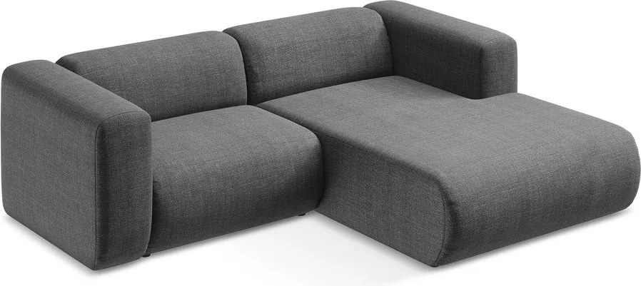 Szürke sarokkanapé (jobb oldali-heverő résszel) Ekahi – Makamii