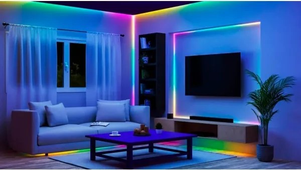 WiZ - LED RGBIC dimmelhető szalag 4m LED/10,2W/5V 2700-6500K Wi-Fi