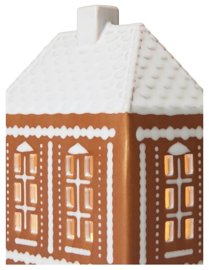 Kerámia gyertyatartó teamécseshez Gingerbread Lighthouse – Kähler Design
