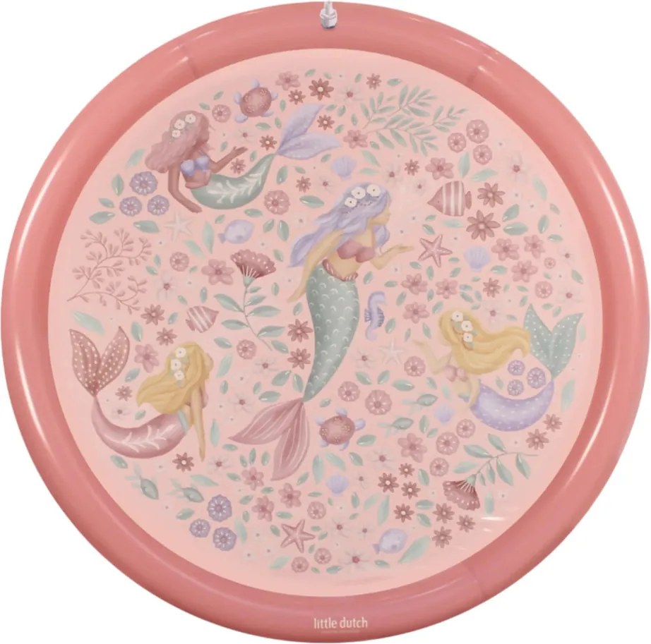 Little Dutch felfújható vízpermetező szőnyeg - Dreamy Mermaid